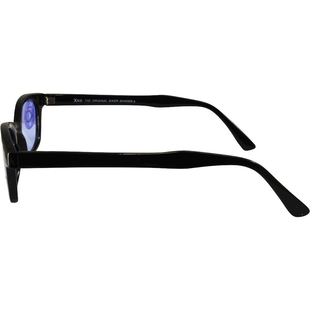 X-Kd Sunglasses 1012 Black Frame With Blue Lens