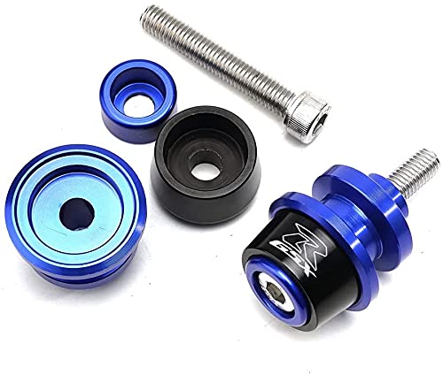 Motorcycle Swing Arm Spools Sliders, CNC Swing Arm Stand Screw, Swingarm Stand Paddock Compatible for Suzuki GSXR1000 GSXR1300 G
