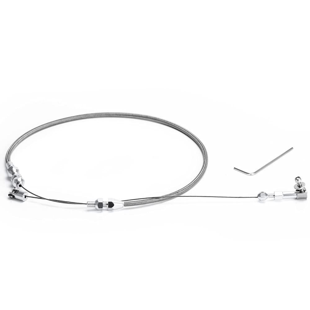 Pqy 24' Hi-Tech Univeral Throttle Cable Braided Stainless Steel Throttle Cable Kit