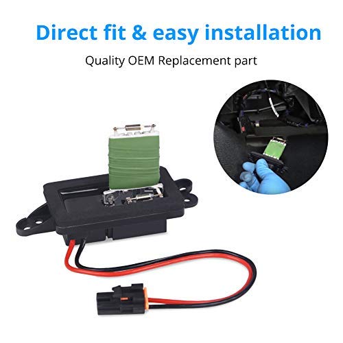 Wmphe Ac Blower Motor Resistor Replacement For 89019088 973-405 15-81086 22807123 Compatible With Chevy Silverado Tahoe Suburban