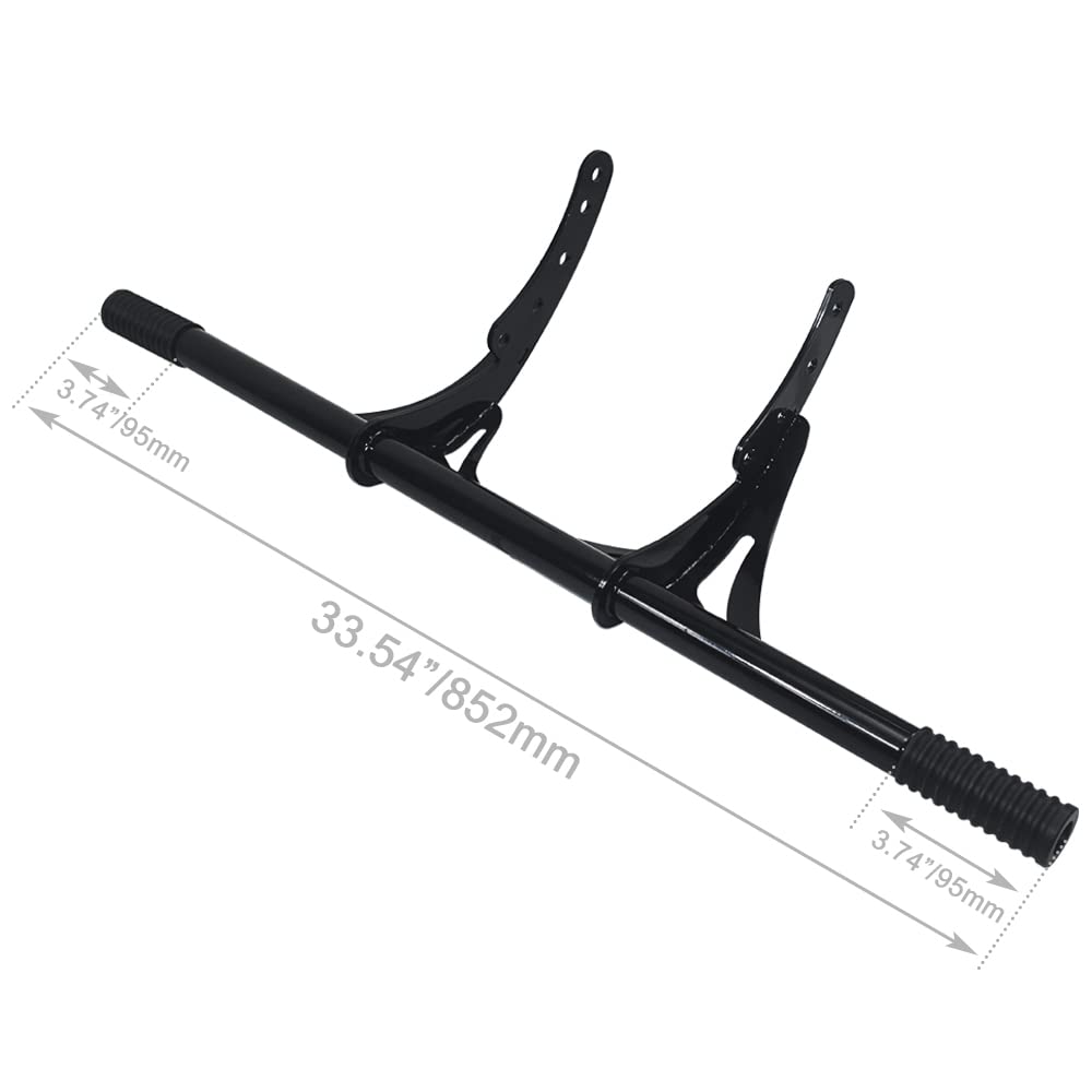 Wowtk Highway Peg Crash Bar/Highway Footpegs Engine Guard For Harley Softail 2018-2024, For Street Bob/Low Rider/Lowrider S/Lowrider St/Standard Fxst,Gloss Black