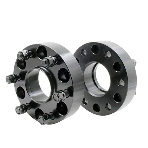 Wheel Accessories Parts 2 Pcs Hubcentric Wheel Spacers Adapters 6x5.5 6x139.7 1.25 Inch Thick M14x1.5 14x1.5 Thread Stud Fits 19