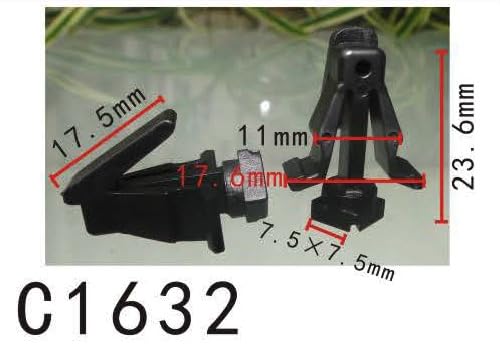 Autobahn88 Retainer Clip For Bumper, Compatible With Nissan Auveco (Oem: 768820M060) (Pack Of 20)
