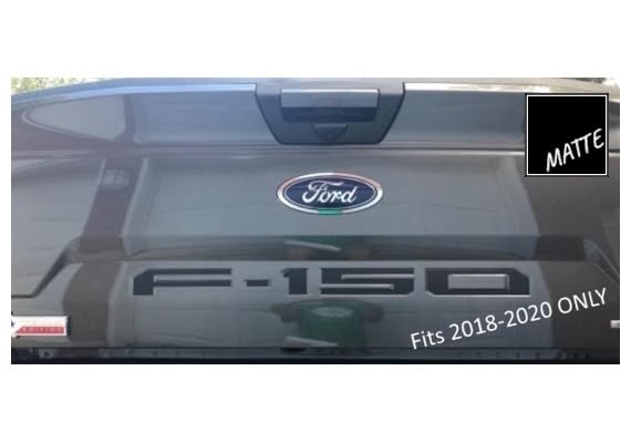 Decal Mods 2018-2020 Tailgate Insert Decals Letters Inlays Indent Stickers (Thin Decal [Not Raised Letters]) For Ford F150 (2018