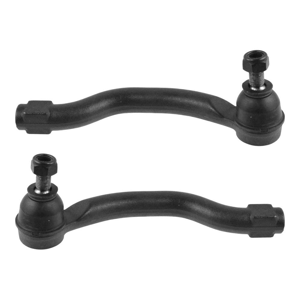 TRQ Front Outer Tie Rod Set Compatible with 2009-2014 Acura TSX 2008-2012 Honda Accord