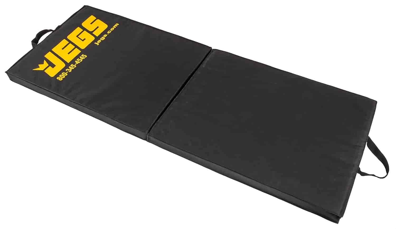 JEGS Foldable Pit Mat - 48'' x 18'' Unfolded Work Pad, 24'' x 18'' Folded Mechanics Pad - 1.5'' Thick Foam Padding, Heavy-Duty S