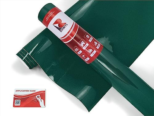 Avery Dennison Sw900 796-S Gloss Dark Green Pearl Supreme Wrapping Film Vinyl Vehicle Car Wrap Sheet Roll - (12'' X 60'' W/Appli