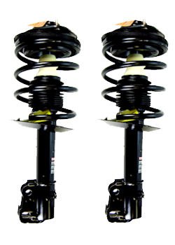Trq Front Strut & Coil Spring Assembly Set Driver & Passenger Sides Compatible With 95-99 Dodge Neon Plymouth
