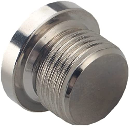 Hyat 2 Pairs O2 Sensor Bung Universal Stainless Steel M18 M18-1.5 Weld Oxygen Air Fuel Ratio Meter (2 Bungs/2 Plugs)