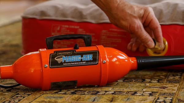 Metrovac 12-Idabcr Magic Air Inflator/Deflator - High-Speed 12-Volt Electric Air Pump For Rapid Inflation And Deflation Of Infla