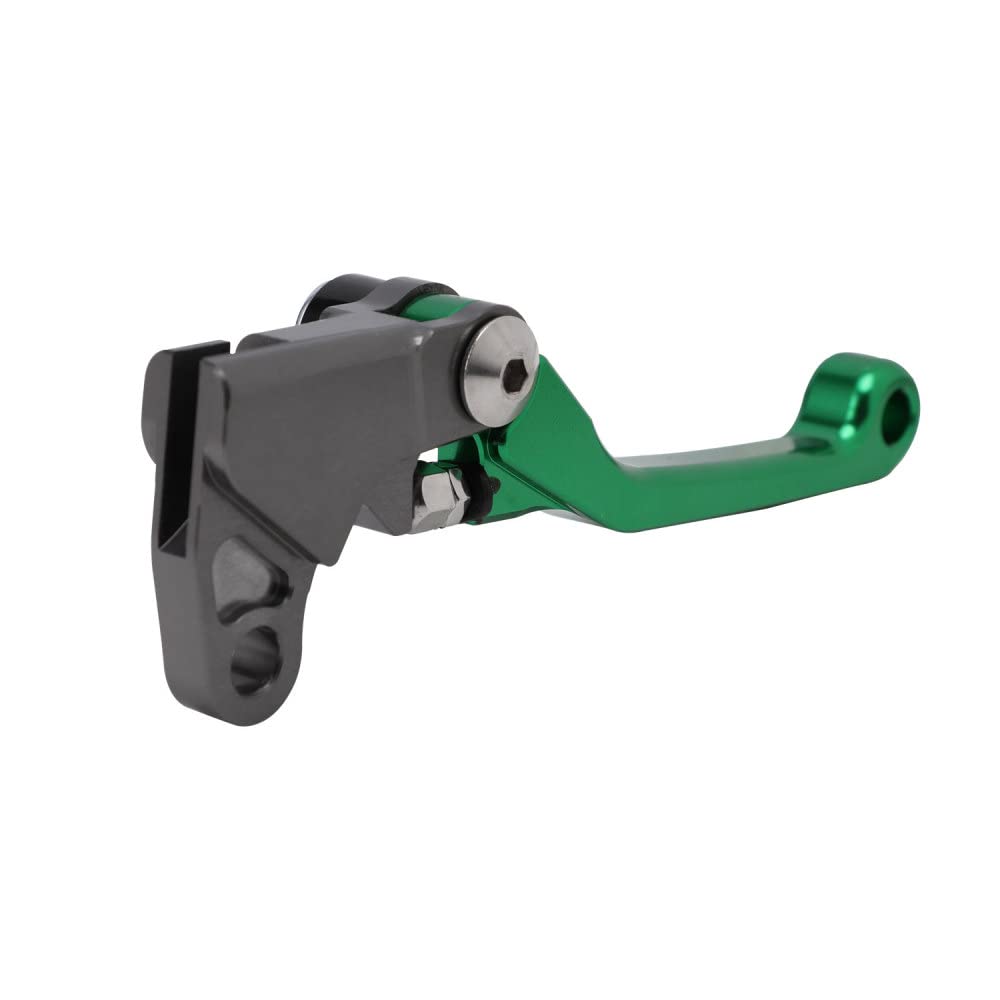 Jfg Racing Motorcycle Brake Clutch Lever Folding Levers Cnc For Klx110 Klx110L 2010-2023 Dirt Bike Green