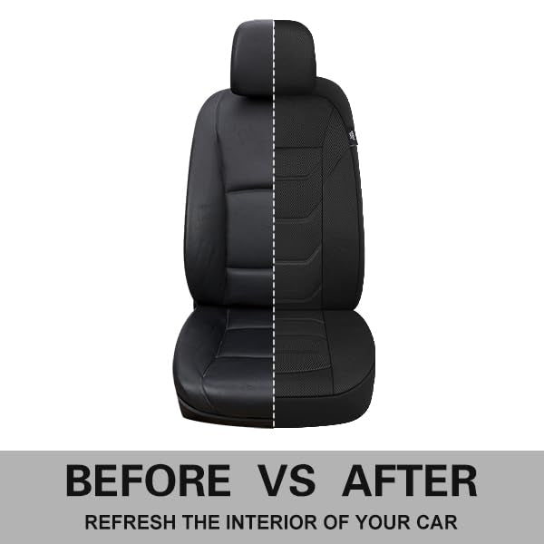 Pariiaotin 3D Air Mesh Car Seat Covers Front Sets Washable and Breathable Premium Cloth Automotive Vehicle Seat Covers for Cars