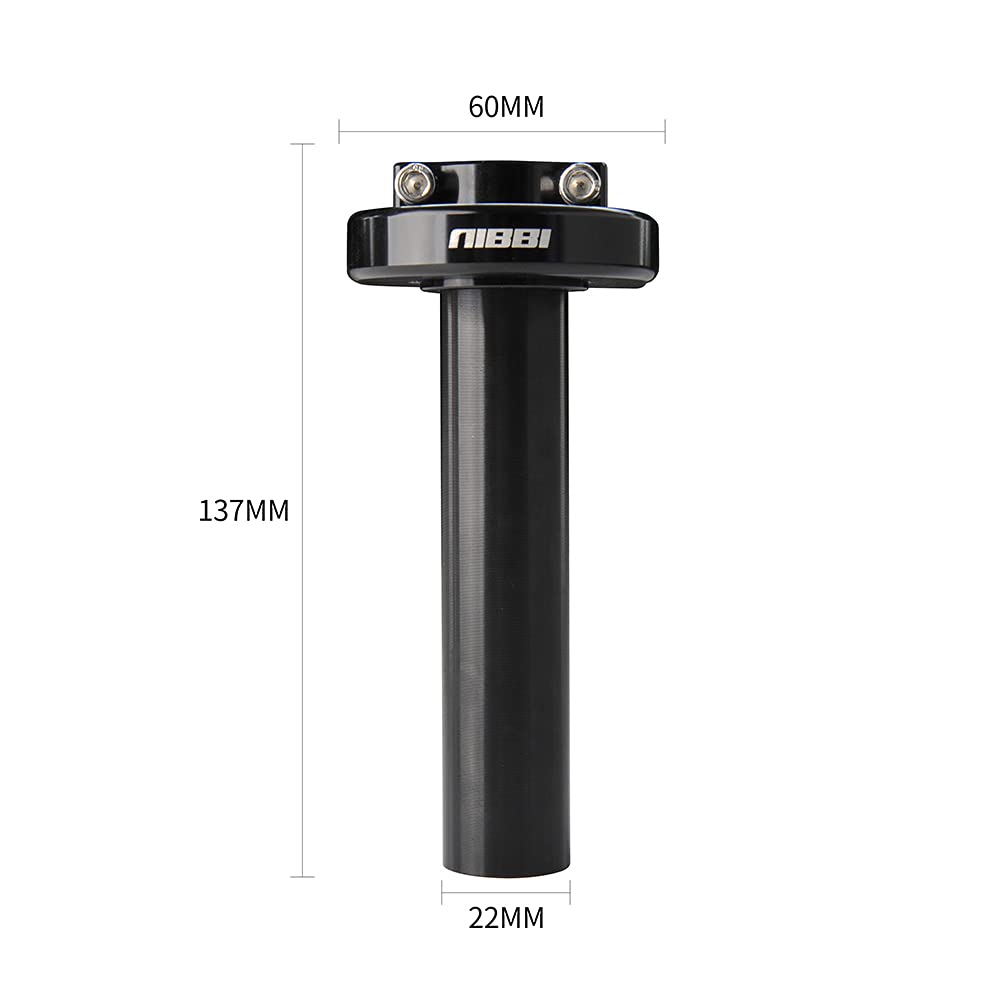 nibbi Universal Replacement High Performance Adjustable Modified Aluminum Cnc 7/8'' Throttle Handlebar Accelerator Fit Motorcycl