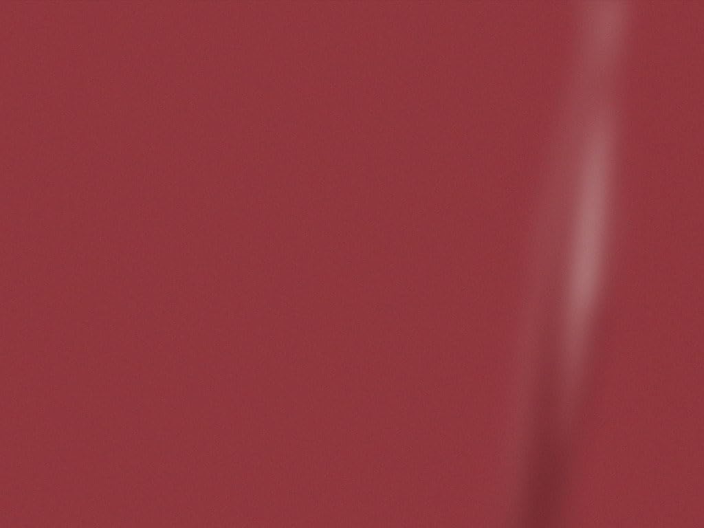3M 2080 Series M203 Matte Red Metallic Dual Cast Lustrous Vinyl Car Wrapping Film - 5Ft X 12Ft - 60Sq Ft - Bubble Free Vehicle S