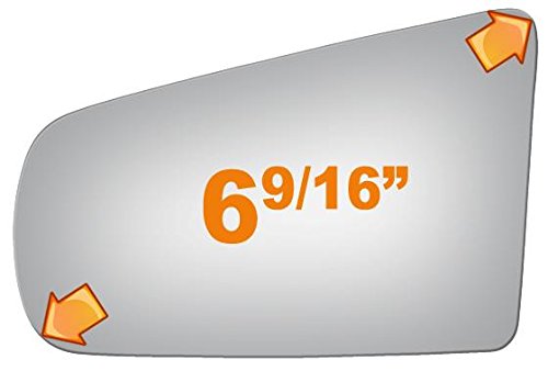 Burco 2590 Driver Side Replacement Mirror Glass For 1992-2002 Cadillac Deville, 1992-2002 Cadillac Eldorado, 1992-1997 Cadillac 