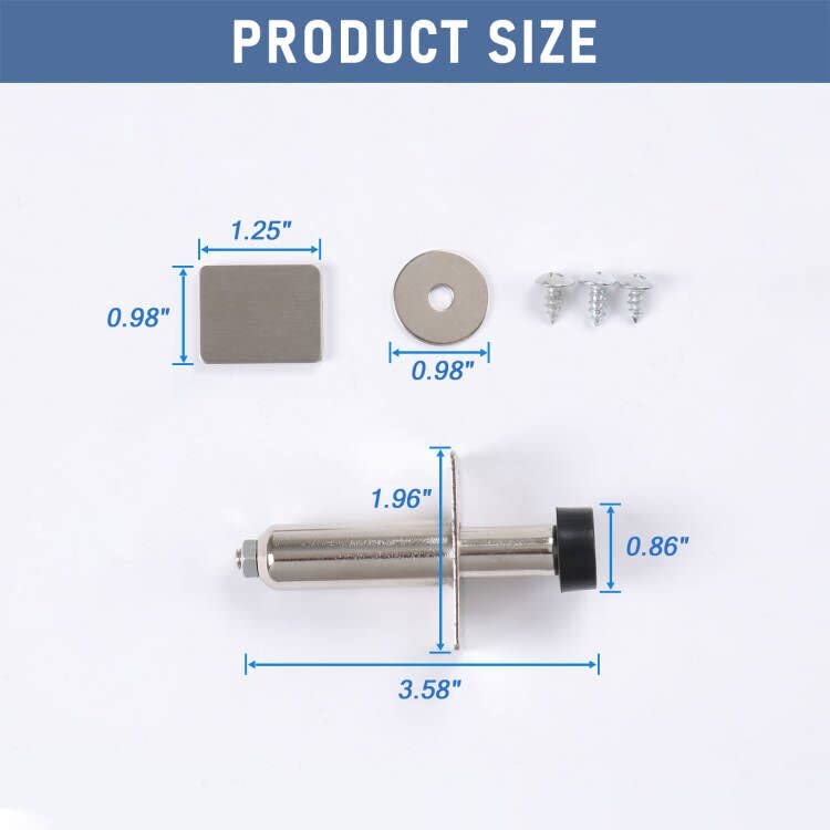 CARMOCAR Shaved Handle Door Popper Kit - 2 Door Remote System, 85 lb Capacity, Yellow