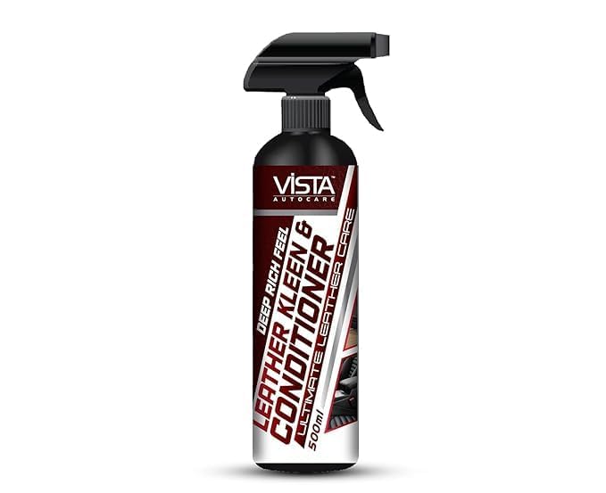 Vista Leather Kleen & Conditioner 500Ml | All Purpose Leather Cleaner & Conditioner For Car, Bike, Sofa & Automotive Seat & Upho