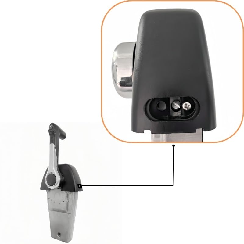 POWEROB TEC Remote top Mounted Binnacle Outboard Engine Control Box 704-48205-P1 Suitable for Yamaha Console704 Single