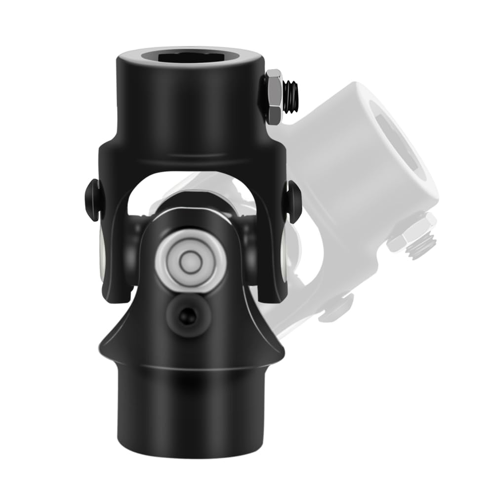 Cool Star 3/4''-36 Spline X 3/4'' Dd Black Single Steering Shaft Universal U-Joint Working Angle 35Degree Length 83Mm (3-1/4'')