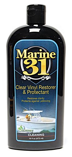 Marine 31 Clear Vinyl Restorer & Protectant, M31-460, 16 Oz. Bottle, Clear Vinyl Restorer & Protectant, Marine & Boat, Home & Patio Furniture, for All Vinyl Colors