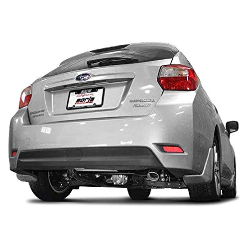 BORLA 11843 Axle-Back Performance Exhaust System for 2013-2016 Subaru Impreza/ 2013-2017 XV Crosstrek 2.0L 4 Cyl. Automatic/Manu