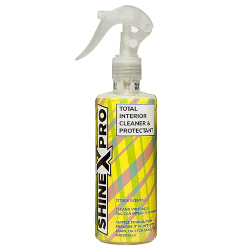 Shinexpro Car Interior Cleaner And Protectant  Citrus Scent  Safe As A Car Seat Cleaner And For All Interior Surfaces Includin