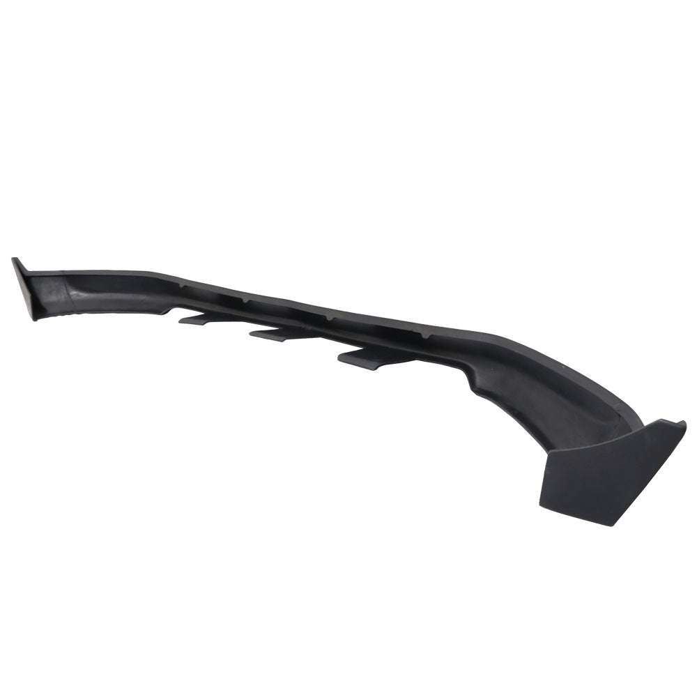 Front Bumper Lip Compatible with 2005-2009 Ford Mustang V6, 3C Style Black PU Front Lip Finisher Under Chin Spoiler Add On by IK