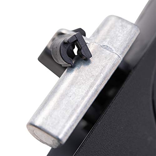 AutoandArt Brock Replacement Passenger Front Outside Door Handle Textured Compatible with 1500 2500 3500 Pickup Truck Dakota Raider 55276882AB