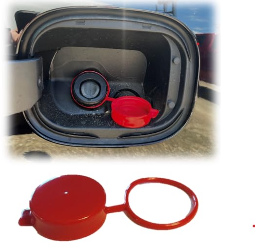 Cap & Shield Tethered 2.375Inch Id, Capless Gas Cap Dirt, Water & Dust Cover Compatible With Chevrolet, Gmc, Buick & Cadillac, C