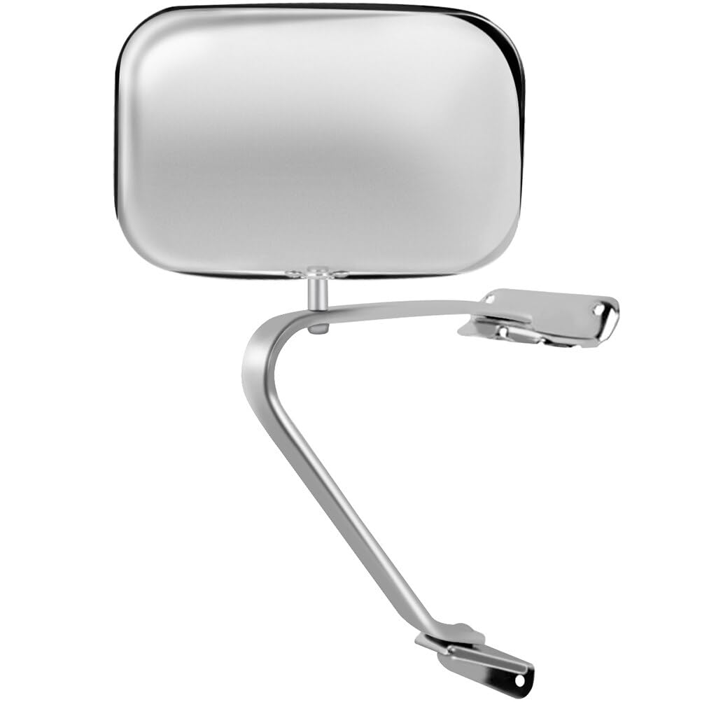 SCITOO Side View Mirrors - Left & Right, Manual Fold, Non-Heated, Black, Fit for 1980-1996 Ford Bronco, Explorer, F100, Model 994291