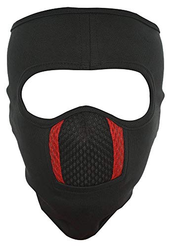 Gajraj Unisex Cotton Bike Riding & Cycling Anti Pollution Dust Sun Protecion Full Face Cover Reuseable Mask With Air Filter Mesh