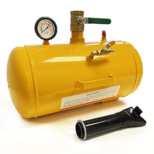 Httmt- 7.5 Gallon Vehicle Air Tire Bead Seater Blaster Tool Seating Inflator Truck Atv 145Psi [P/N: Et-Car-Tire005-7.5G-Yellow]