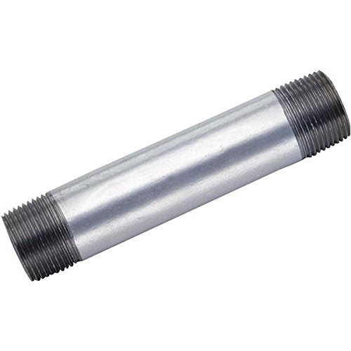 Anvil Beck 1-1/2 in. MPT x 1-1/2 in. Dia. x 5 in. L MPT Galvanized Steel Pipe Nipple