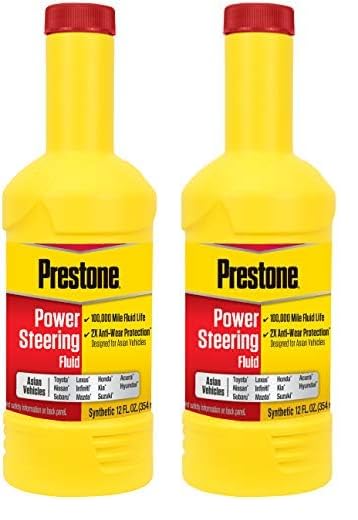 Prestone As269 Power Steering Fluid For Asian Vehicles - 12 Oz. (Pack Of 2)