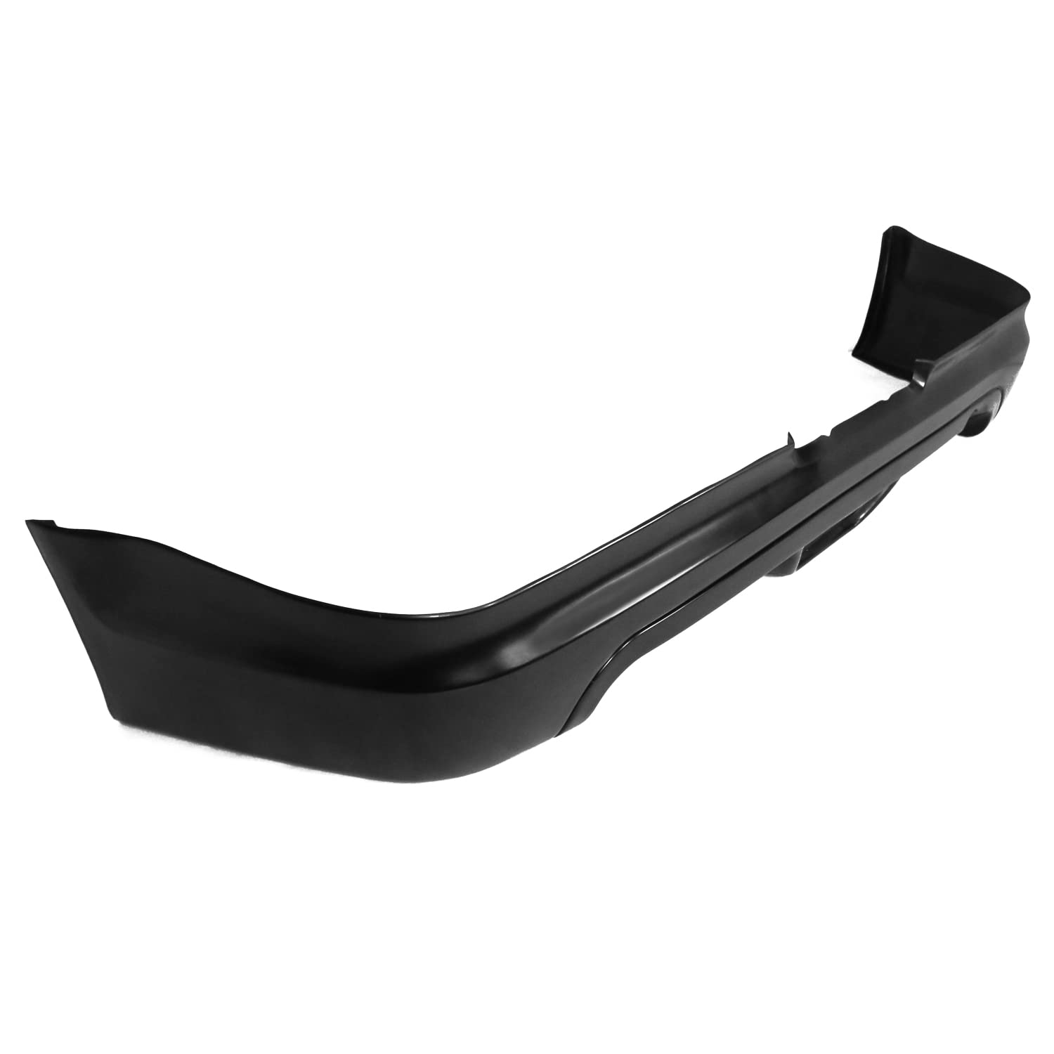 Rear Bumper Lip Compatible With 2002-2004 Acura RSX, Unpainted Black PU Rear Splitter Spoiler Valance Chin Diffuser Body Kit by