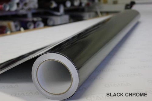 VViViD Black Mirror Chrome Vinyl Wrap Self-Adhesive Film Air-Release Bubble and Air-Free 3MIL (15ft x 5ft)