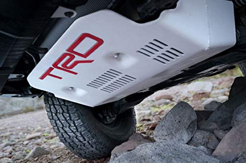 Genuine TRD 4Runner Skid Plate PTR60-89190, Silver Powder Coated, 2014-2019 Model