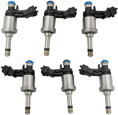 Pangolin 12638530 Fj994 Fuel Injector Common Rail Injector 6Pcs For 2009-2011 Buick Enclave, For 2010-2011 Lacrosse, For 2010 Al