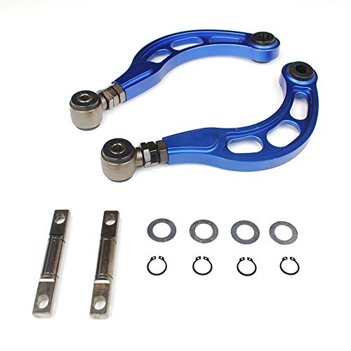 Godspeed AK-043-BLUE-A Adjustable Rear Camber Arm, Blue, Set of 2, compatible with Honda Civic 2006-15