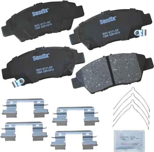 Bendix Priority1 Cfc1394 Ceramic Front Brake Pads For Honda City 2020-2015, Cr-Z 2012-2011, Cr-Z 2015-2014, Fit 2020-2009