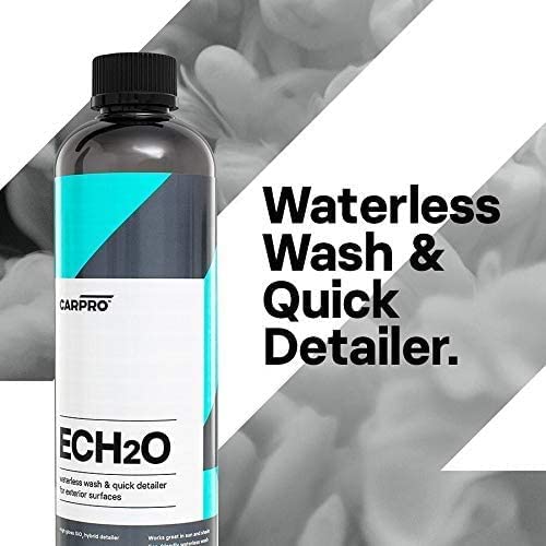 Carpro Ech2O Waterless Wash, High Gloss Detail Spray, Rinse-Less Wash, And Clay Lubricant Concentrate - 4 Liter (135Oz)