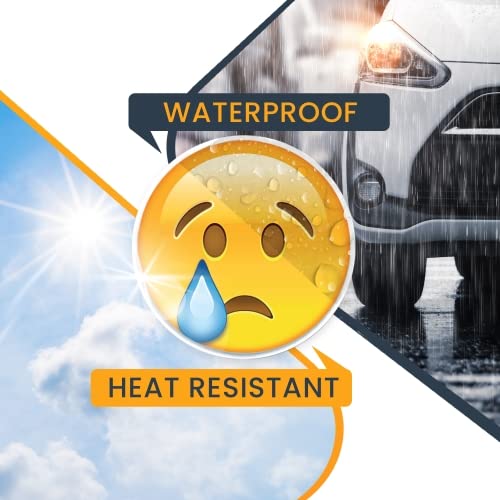 Magnet Me Up Crying Emoticon 5" Vinyl Magnet Decal for Cars, Trucks, SUVs - Cute Decorative Accessory