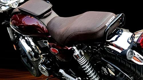 Sahara Seats Compatible with Highness CB350 Cushion Seat Cover and Tank Cover (Brown)