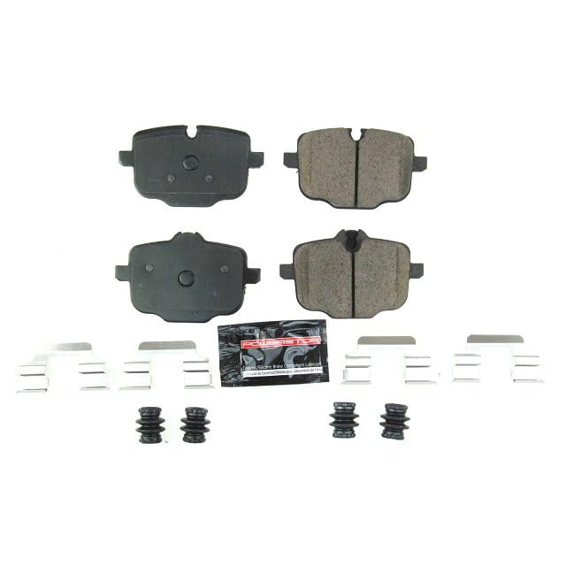 Power Stop Z23-1850 Rear Z23 Evolution Sport Carbon Fiber Infused Ceramic Brake Pads With Hardware