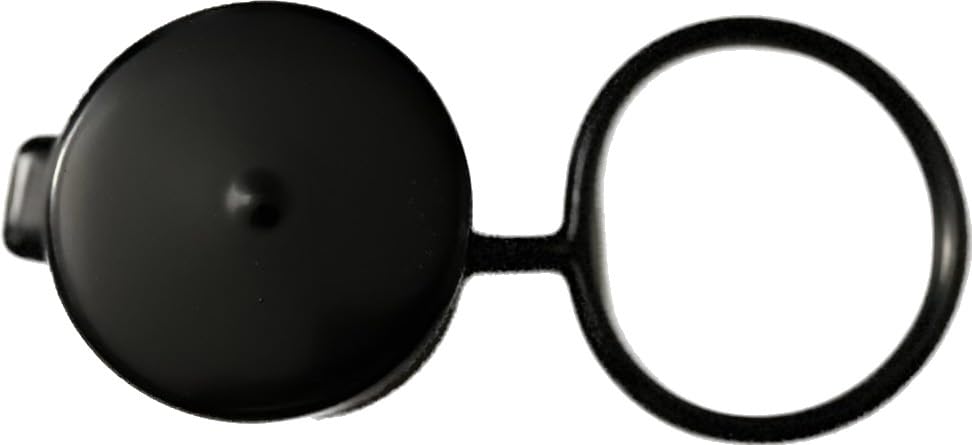 Cap & Shield Tethered 2.375inch ID, Capless Gas Cap Dirt, Water & Dust Cover Compatible With GMC, Chevrolet, Buick & Cadillac Ca