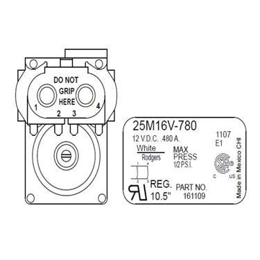 SUBURBAN MFG 521072 Gas Valve Solenoid