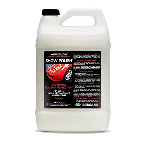 Aerolon Show Polish: High Gloss Polish And Base Coat Sealer, Liquid Car Wax Shine With Polymer Paint Sealant Protection, Base Co