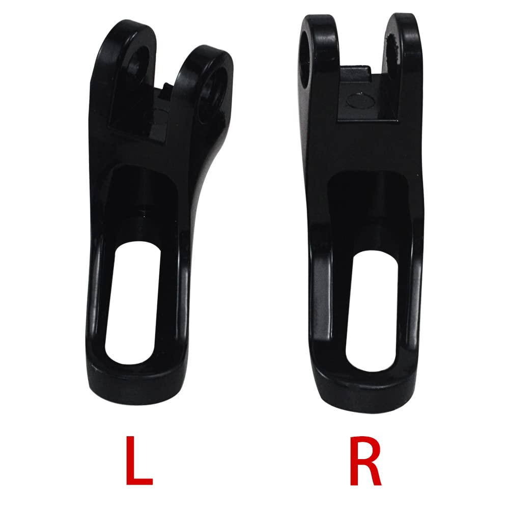 WOWTK Rear Passenger Mini Footboard Mount Fit for Harley Touring Models 1993-2024 Road King FLHR Road Glide FLTRX Street Glide F