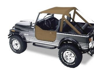 Bestop 5250804 Tan Traditional Bikini Top for 1976-1981 CJ7/CJ8 & Wrangler