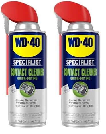 Wd-40 Specialist Contact Cleaner Spray, 11 Oz. (Pack Of 2)
